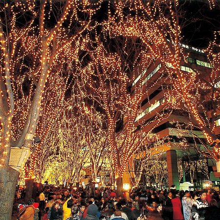 Hotel Green City Sendai Bagian luar foto