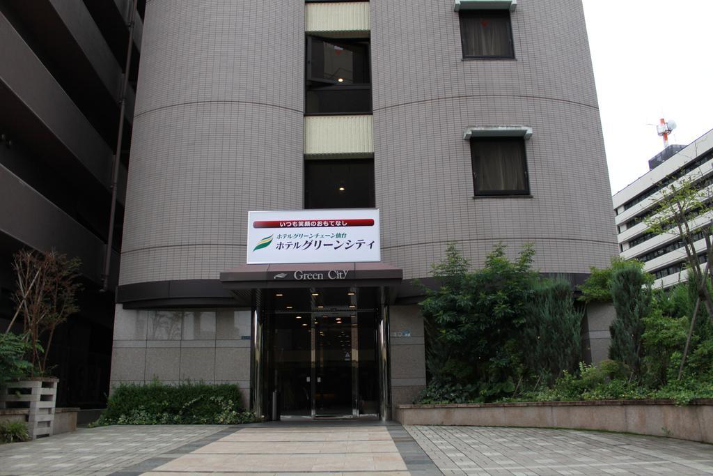 Hotel Green City Sendai Bagian luar foto